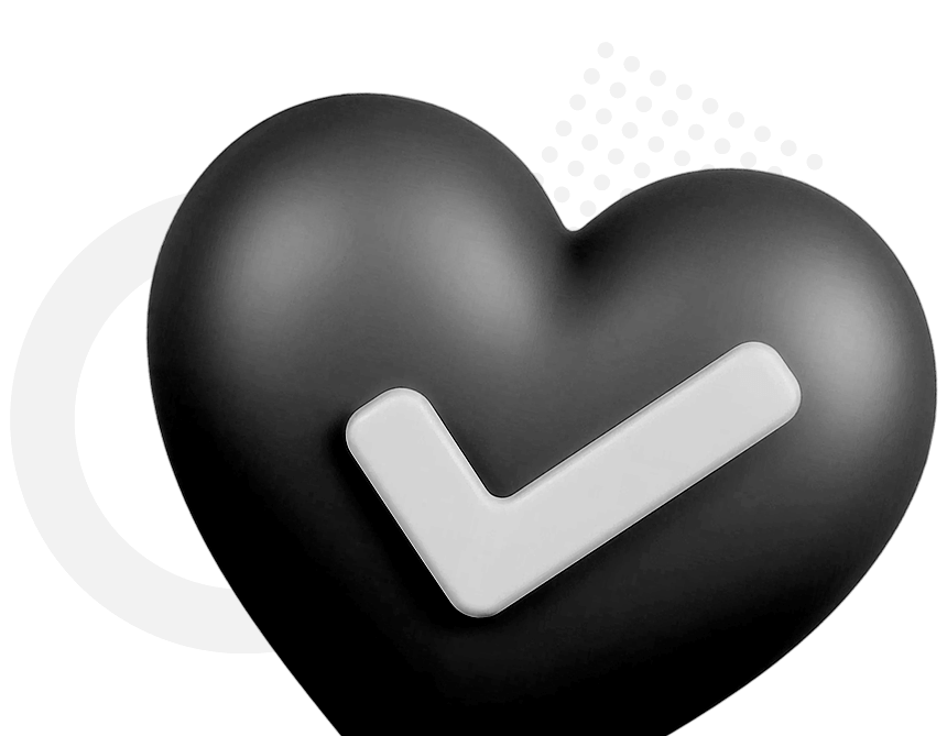 Heart check illustration